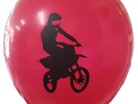 Dirt Bike Latex Balloon, 1ct Online Sale