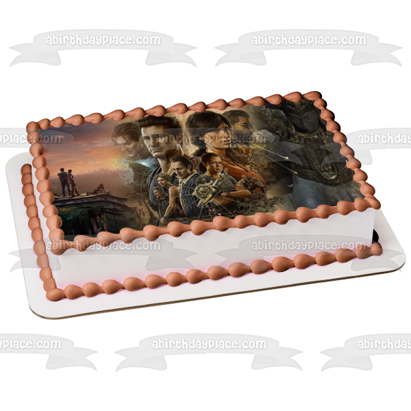 Uncharted: Legacy of Thieves Collection Chloe Nadine Edible Cake Topper Image ABPID55478 For Discount