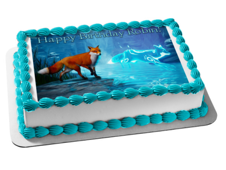 Spirit of the North Female Fox Edible Cake Topper Image ABPID55571 For Sale