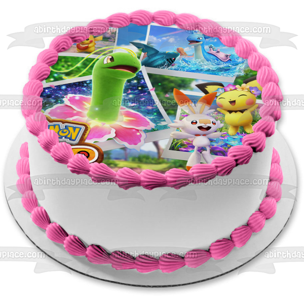 Pokemon Snap Assorted Pokemon Edible Cake Topper Image ABPID55440 Sale