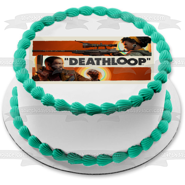 Deathloop Colt Vahn Juliana Blake Edible Cake Topper Image ABPID55409 For Sale