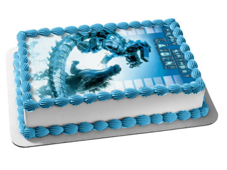 Godzilla Vs. Mechagodzilla Edible Cake Topper Image ABPID55523 Fashion