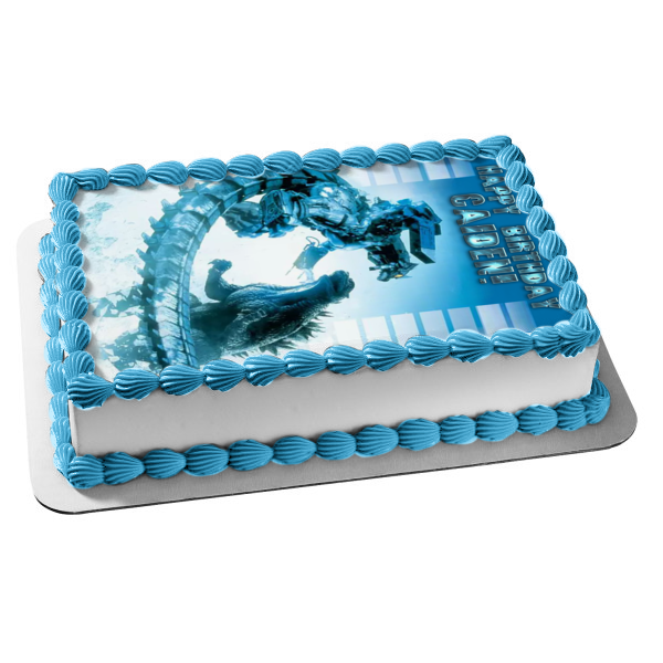 Godzilla Vs. Mechagodzilla Edible Cake Topper Image ABPID55523 Fashion