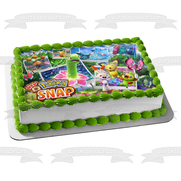 Pokemon Snap Assorted Pokemon Edible Cake Topper Image ABPID55440 Sale