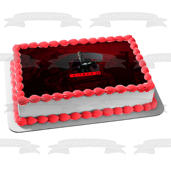 Hitman III Agent 47 Edible Cake Topper Image ABPID55413 Online Hot Sale