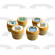 St. Patricks Day Rainbow Shamrock Pot of Gold Edible Cupcake Topper Images ABPID55569 Online