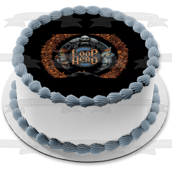 Loop Hero Game Logo Edible Cake Topper Image ABPID55435 Online now