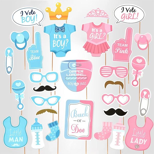 Gender Reveal Party Decoration Set Cheap