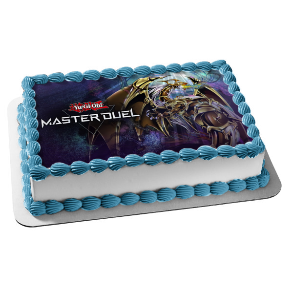 Yu-Gi-Oh! Master Duel Logo Edible Cake Topper Image ABPID55462 For Sale