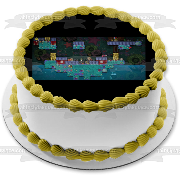 Spelunky 2 Game Scene Edible Cake Topper Image ABPID55454 Online Hot Sale