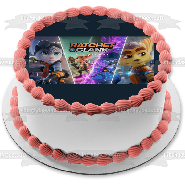 Ratchet & Clank: Rift Apart  Rivet Edible Cake Topper Image ABPID55420 Discount