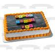 Happy April Fools Day Colorful Blocks Edible Cake Topper Image ABPID55767 Online Sale