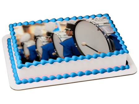 Marching Band Drum Line Edible Cake Topper Image ABPID55500 Fashion