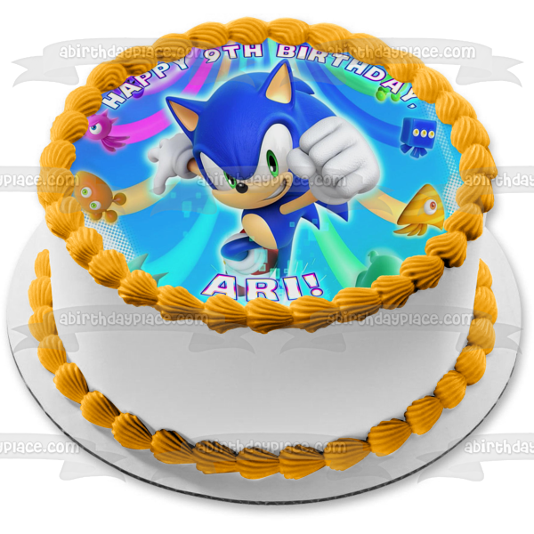 Sonic Colors Wisps Edible Cake Topper Image ABPID55536 Discount